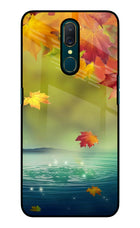 Flowers Oppo A9 Glass Case
