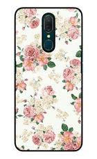 Flowers Oppo A9 Glass Case