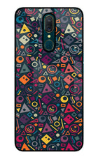 Geometric Abstract Oppo A9 Glass Case