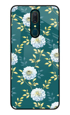 Flowers Oppo A9 Glass Case