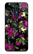 Flowers Oppo A9 Glass Case