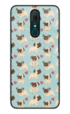 Pug Dog Oppo A9 Glass Case
