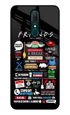FRIENDS Oppo A9 Glass Case
