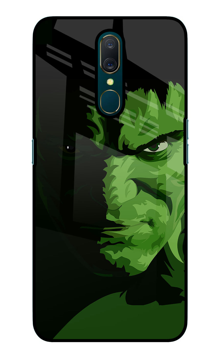 HULK Oppo A9 Back Cover, Glass case