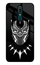 Black Panther Oppo A9 Glass Case