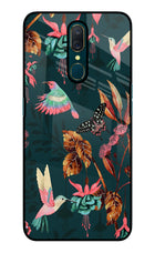 Birds Oppo A9 Glass Case