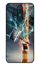 Thor Hammer Mjolnir Oppo A9 Glass Case