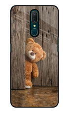 Teddy Wooden Oppo A9 Glass Case