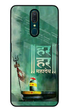 Har Har Mahadev Shivling Oppo A9 Glass Case