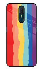 Rainbow Oppo A9 Glass Case
