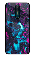 Abstract Oppo A9 Glass Case
