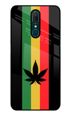 Weed Flag Oppo A9 Glass Case