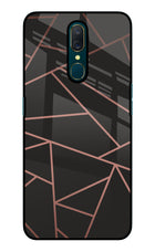 Geometric Pattern Oppo A9 Glass Case