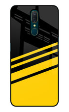 Yellow Shades Oppo A9 Glass Case