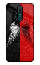 Wings Oppo A9 Glass Case