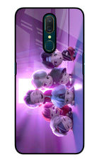 BTS Chibi Oppo A9 Glass Case