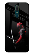Deadpool Oppo A9 Glass Case