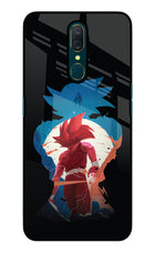 Goku Oppo A9 Glass Case
