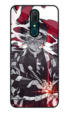 Demon Slayer Oppo A9 Glass Case