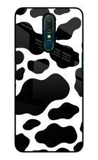 Cow Spots Oppo A9 Glass Case