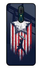 Captain America Marvel Art Oppo A9 Glass Case