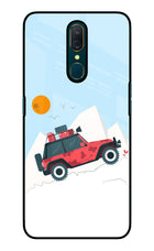 Mountain Trail Beast Oppo A9 Glass Case