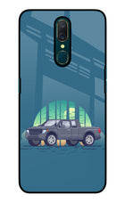 Retro Garage Vibe Oppo A9 Glass Case