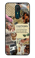 Capricorn Zodiac Oppo A9 Glass Case