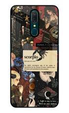 Scorpio Zodiac Oppo A9 Glass Case