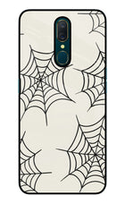 Spider Web Oppo A9 Glass Case