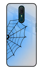 Blue Web Oppo A9 Glass Case