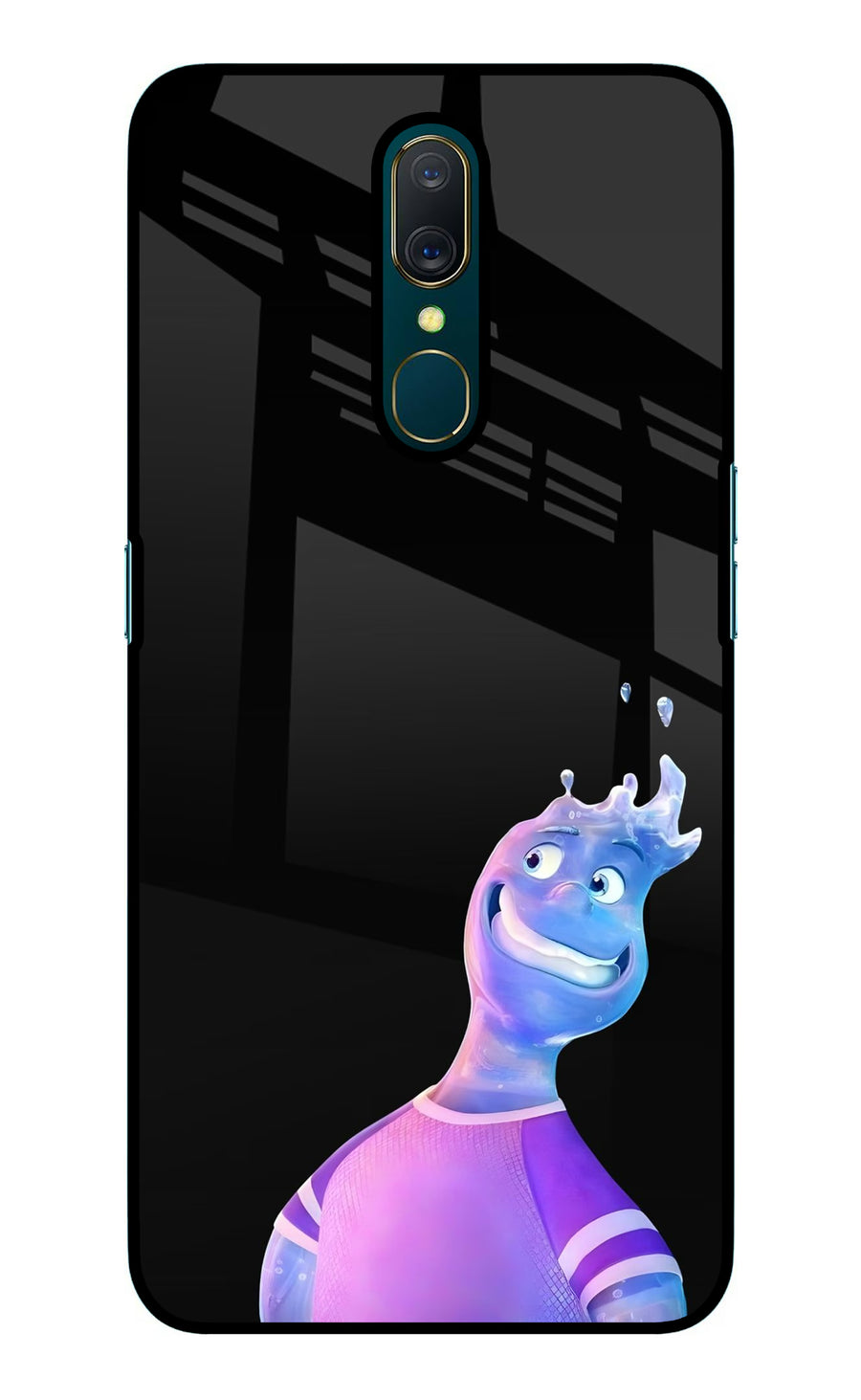 Wade Wave Oppo A9 Back Cover, Glass case