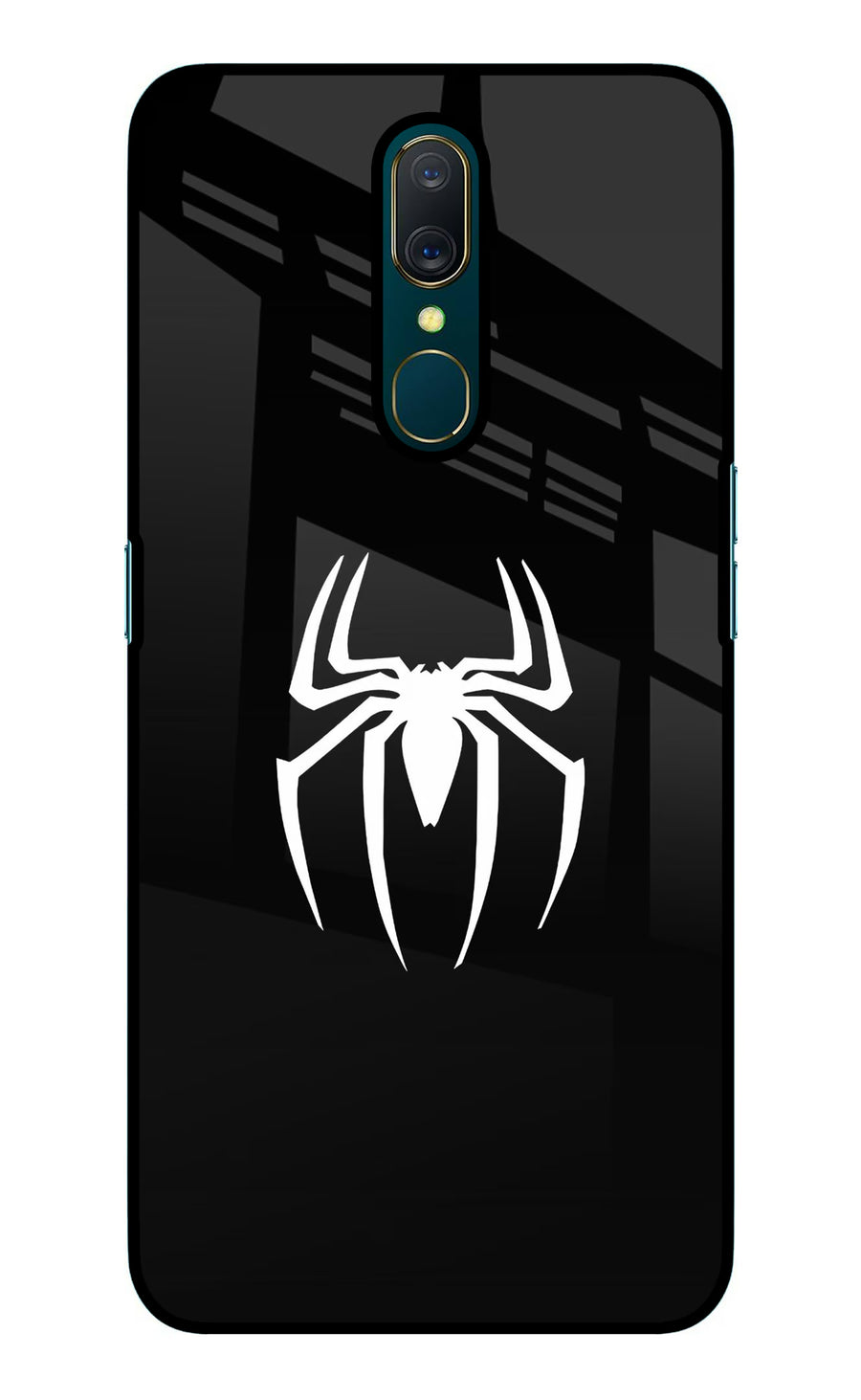 Miles Symbol Oppo A9 Back Cover, Glass case