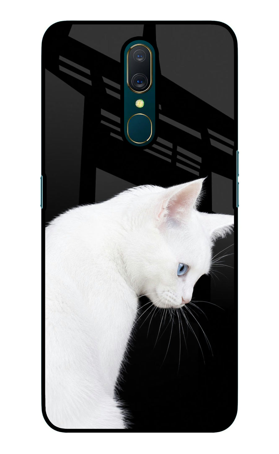 Snow Gaze Oppo A9 Back Cover, Glass case