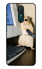 Hacker Hamster Oppo A9 Glass Case