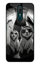 Hood Cats Oppo A9 Glass Case