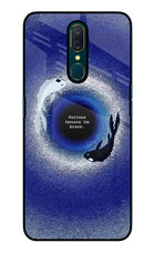 Dark Koi Oppo A9 Glass Case