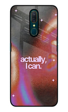 Pink Aura Oppo A9 Glass Case