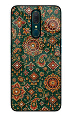 Green Pataka Oppo A9 Glass Case