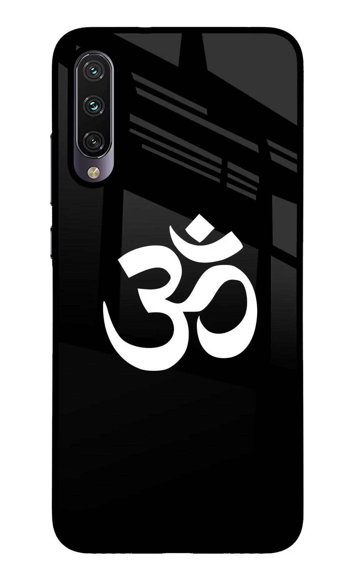 Om Mi A3 Glass Case Back Cover by Casekaro