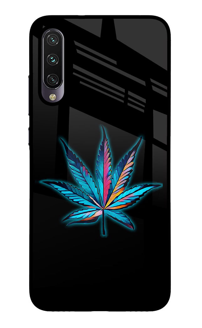 Weed Mi A3 Glass Case Back Cover by Casekaro
