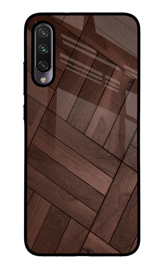 Wooden Texture Design Mi A3 Glass Case