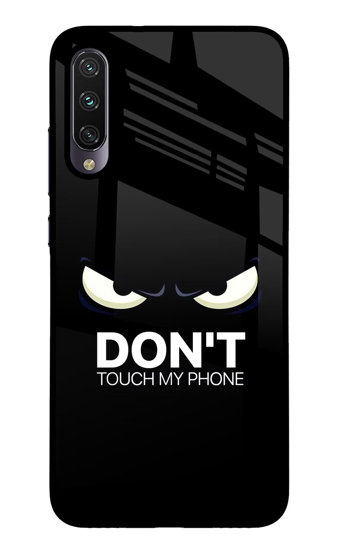 Don'T Touch My Phone Mi A3 Glass Case