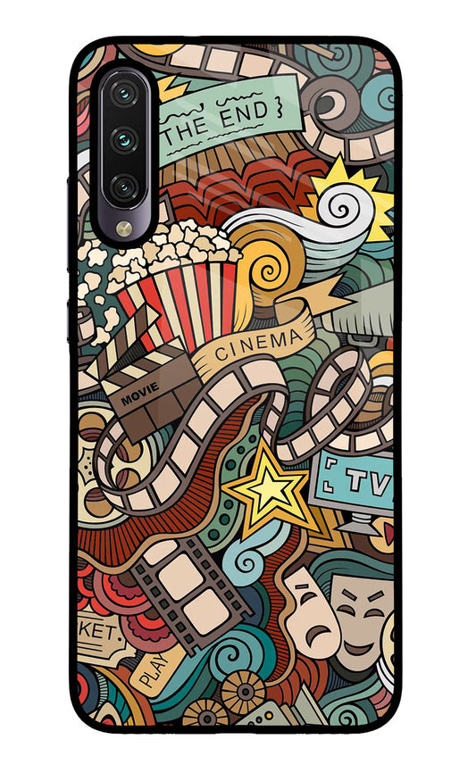 Cinema Abstract Mi A3 Glass Case