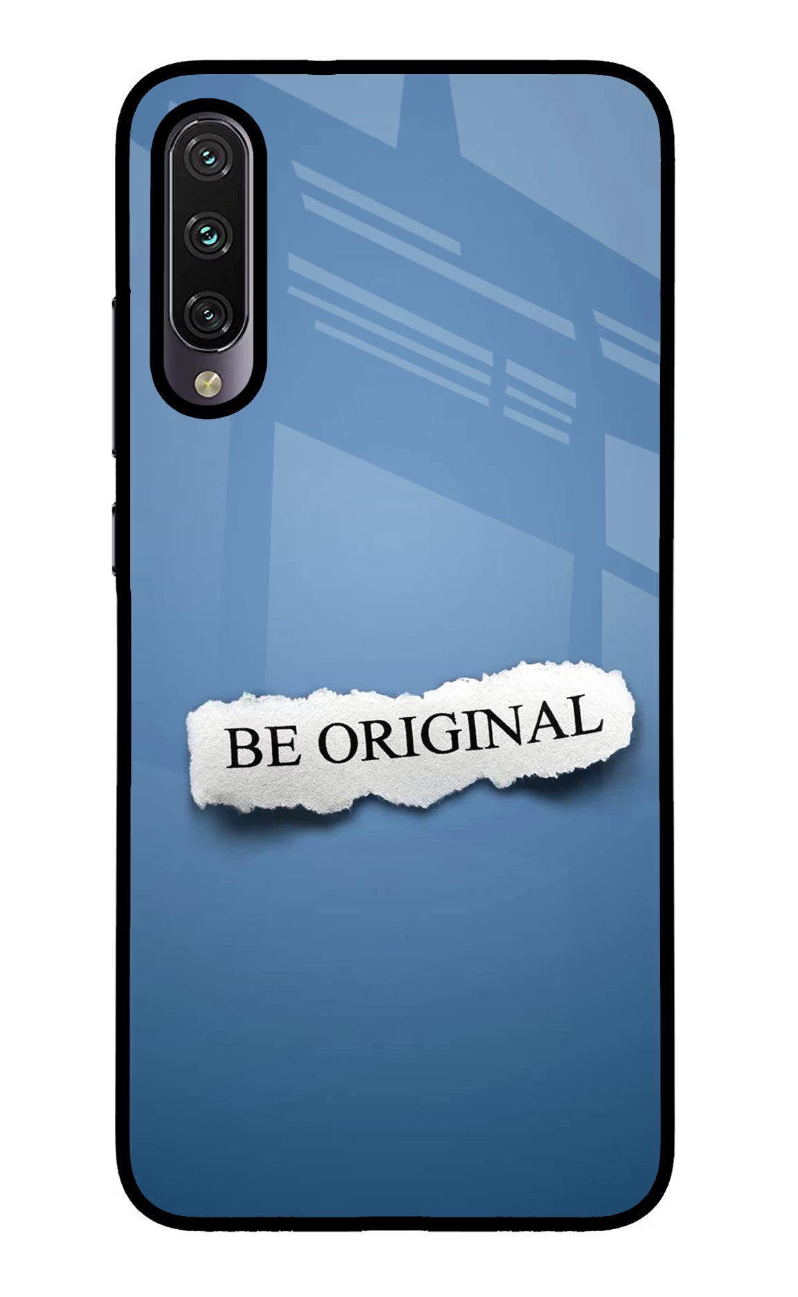 Be Original Mi A3 Glass Case Back Cover by Casekaro