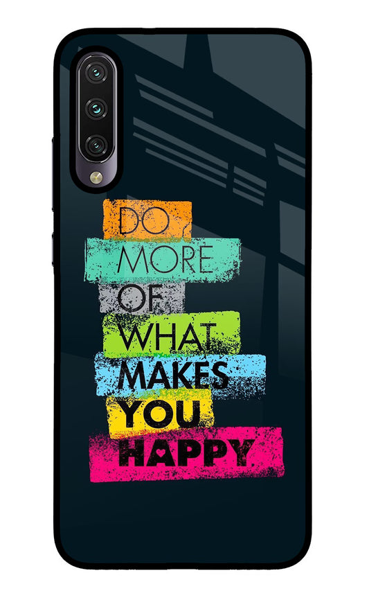 Do More Of What Makes You Happy Mi A3 Glass Case