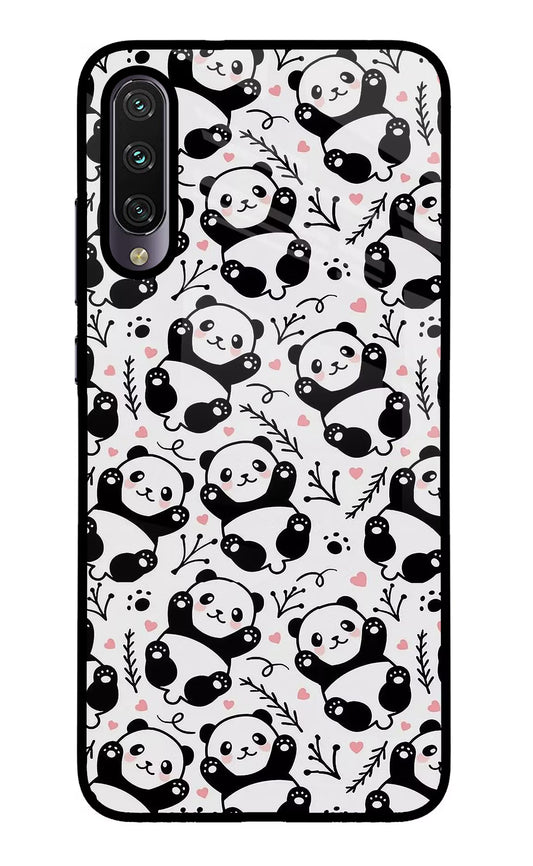 Cute Panda Mi A3 Glass Case