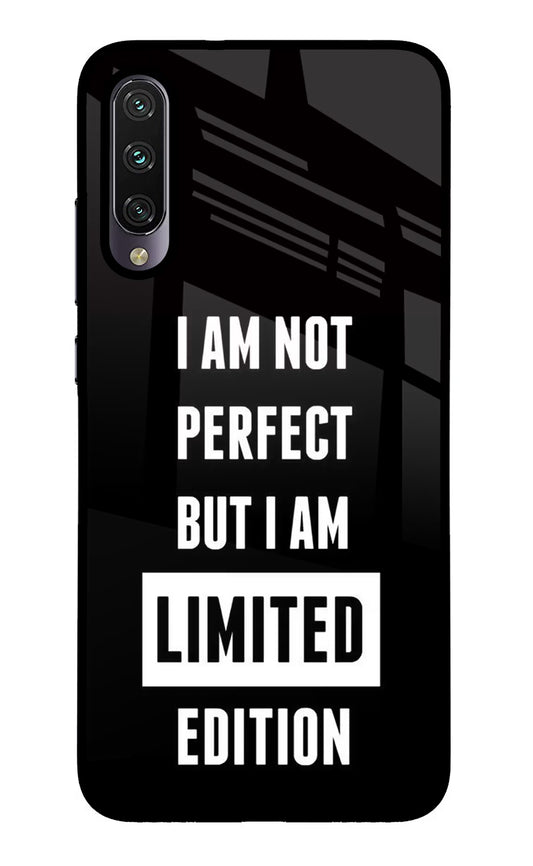 I Am Not Perfect But I Am Limited Edition Mi A3 Glass Case