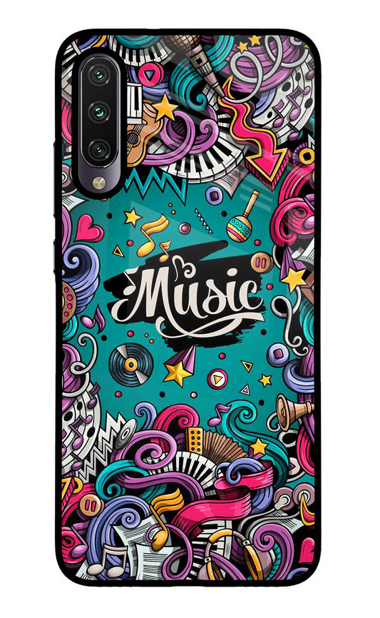 Music Graffiti Mi A3 Glass Case