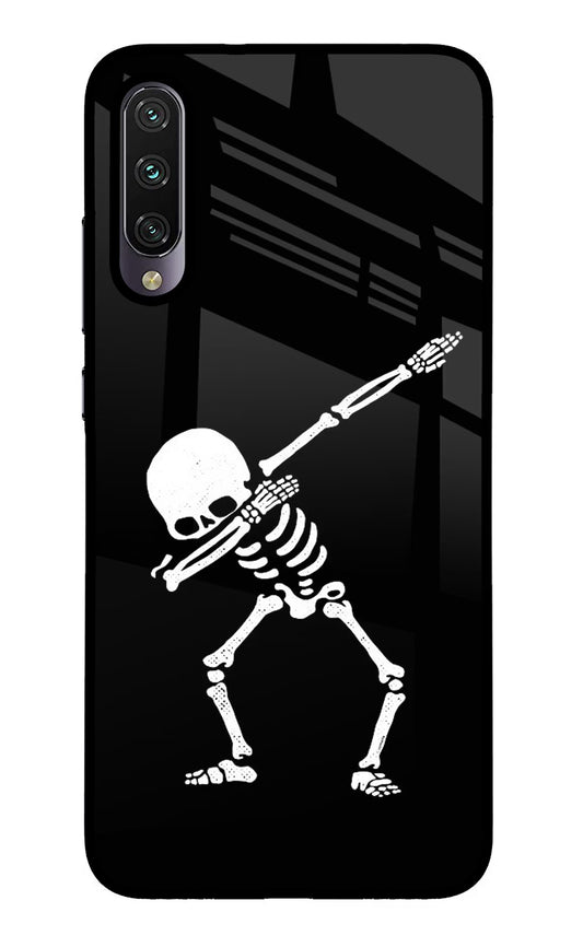 Dabbing Skeleton Art Mi A3 Glass Case